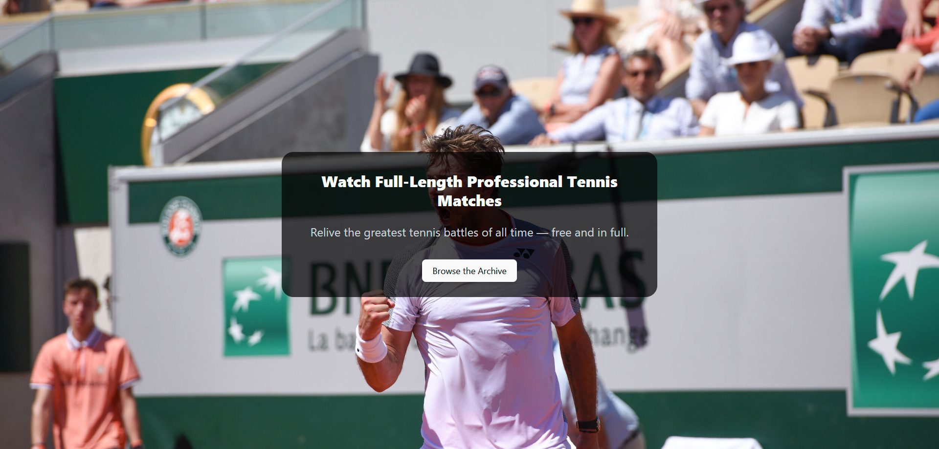 Tennis Video Database